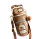 thumbnail image 1 of Inteprter Taza de capibara con doble aislamiento, a prueba de fugas, tapa de capibara con pajita para agua, ideal para aventuras al aire libre. Teteras 530 ml de café, 1 of 6
