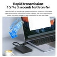 thumbnail image 4 of Carcasa para Disco Duro Externo de 2,5 Pulgadas con Puerto USB 3.0, 6 TB, Compatible con para Discos Duros SSD de 7 mm y 9,5 mm para Ordenadores Portátiles, 4 of 5