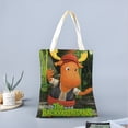 thumbnail image 2 of The Backyardigans Bolso de tela con estampado de lienzo para mujer, bolsa de compras reutilizable y estética, con cremallera interior, regalo para mujer,40*45cm., 2 of 6