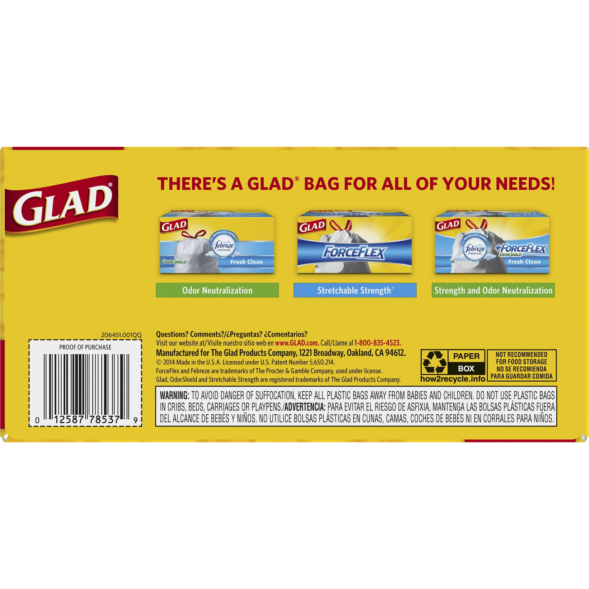 76/Circle K Guam - Get a pack of Glad 13 Gallon Trash Bag (35
