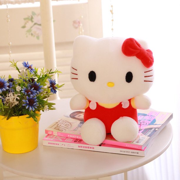 Kawaii Hello Kitty juguetes de peluche para niños Anime Pink Bowknot Kt Animal mantequilla suave almohada de peluche Super lindo regalo de cumpleañoszhangyuxiang zhangyuxiang unisex