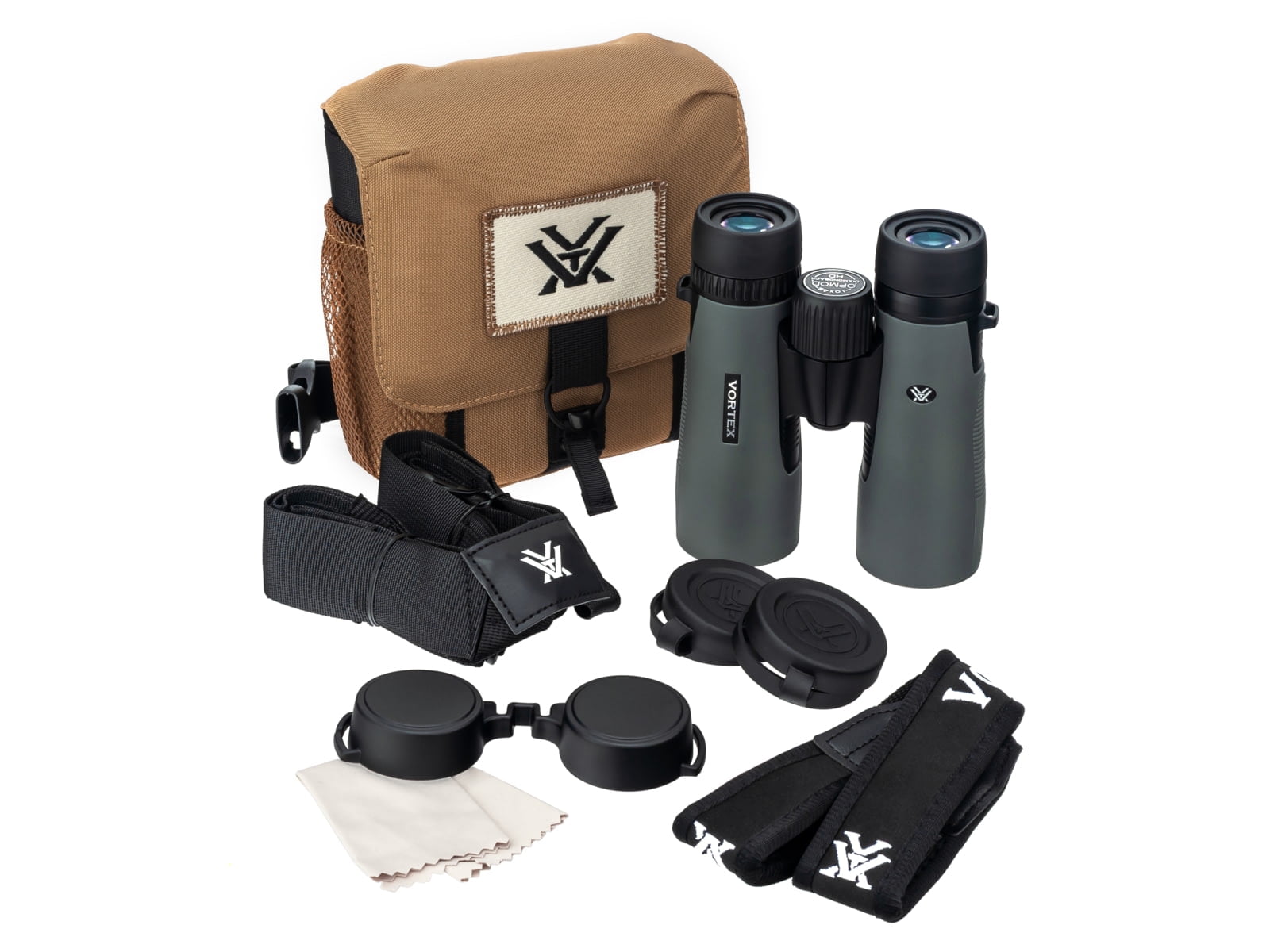 Vortex OPMOD Diamondback HD 10x42mm Roof Prism Binoculars, ArmorTek, Wolf Gray