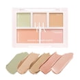 thumbnail image 1 of Paleta batidora para maquillaje y corrector LUNA 01, funda transparente, 5 en 1, 1 of 7