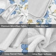 thumbnail image 3 of Yayeee Throw Blanket for Couch Soft Warm 50" x 60" Sofa Chair Bed Decoration, Forget Me Not, 3 of 7