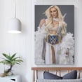 thumbnail image 5 of Charlotte Flair Canvas Poster Canvas Wall Art Prints Poster Gifts Photo Picture Painting Posters Room Decor Home Decorative 12x18inch(30x45cm), 5 of 6