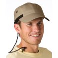 thumbnail image 2 of Whispering Pines Sportwear EF101 Extreme Performance Cap Uv Protective Mesh Panel- Khaki, 2 of 2