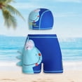 thumbnail image 2 of JUMEYU Boy Swimsuit Boys Swim Trunks Kids Boys Board Shorts Quick Dry Teen Swim Trunks Boy Swimsuit 5T 6T (Blue,5-6 Years), 2 of 6