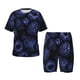 thumbnail image 1 of Balery Blue-Purple Raspberries Conjunto de Pijama Infantil de Manga Corta con Estampado – Ropa de Dormir de Algodón Suave-4X-Large, 1 of 6