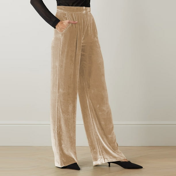Pantalones Casuales para Mujer,Pantalones Anchos para Mujer Pantalones Casuales con Bolsillos Pantalones Anchos para Mujer Diseño de última generación