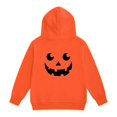 thumbnail image 4 of Abcomgle Girls Halloween Hoodie 10-12 Funny Pumpkin Face Sweatshirts with Hooded Lightweight Long Sleeve Girls Pullover Top with Pocket Fall Holiday Shirt for Teen Girls, 4 of 6