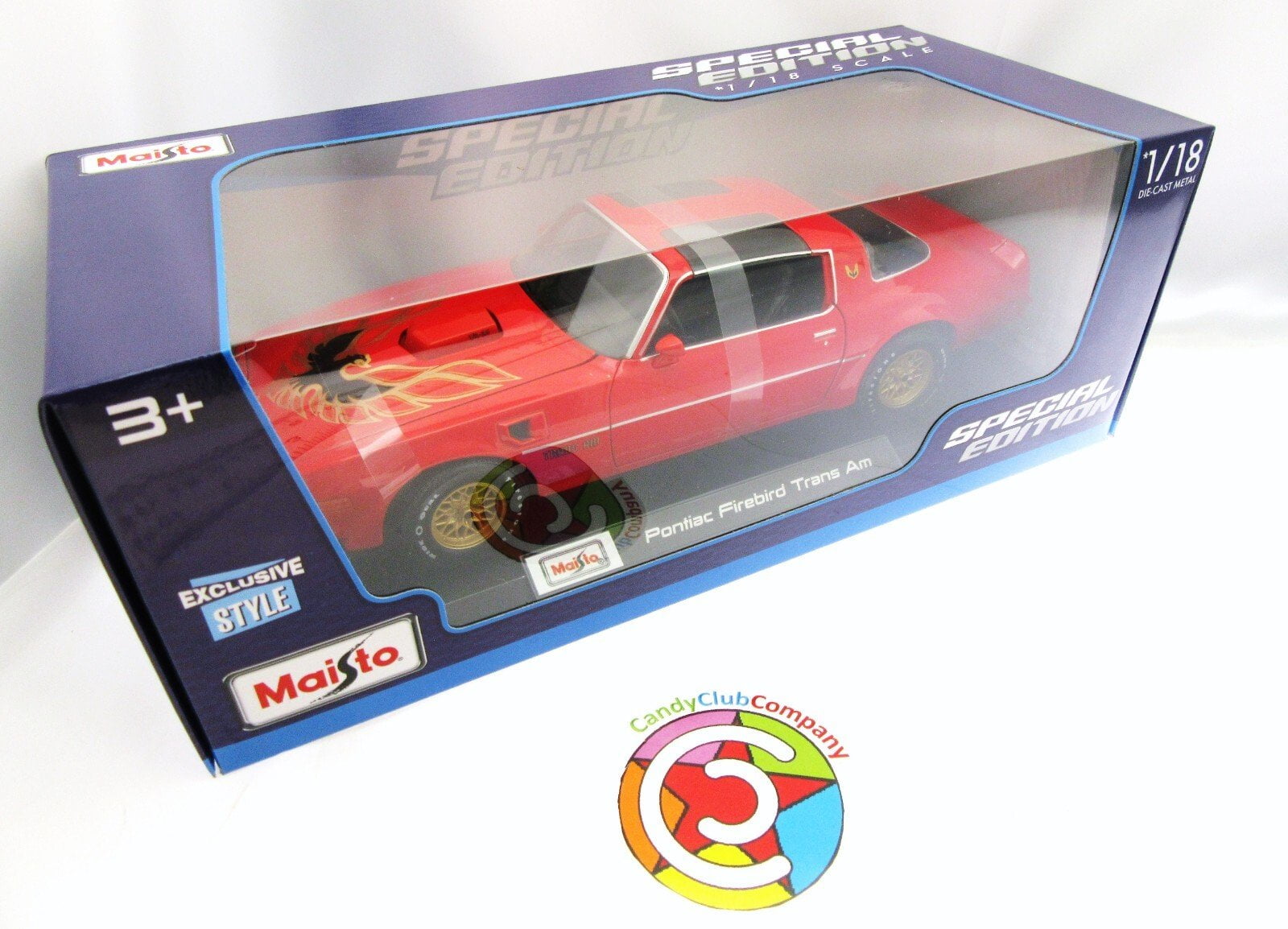 1977 Pontiac Firebird Trans Am Red 1:18 Metal Die Cast Maisto