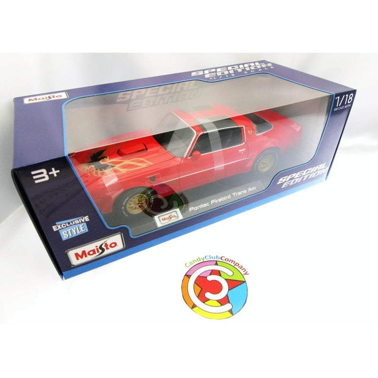 Maisto 1/18 Firebird Trans Amトランザム 1977 Pontiac Firebird Trans Am Red 1:18 Metal Die Cast