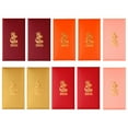 thumbnail image 4 of 10 sobres rojos de Año Nuevo Chino, sobres de la suerte para celebrar la Navidad en China 5 colores mezclados, 4 of 9