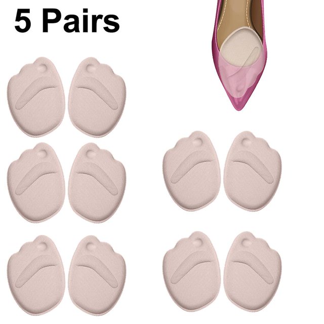 5 pares de inserciones de cojín de talón de esponja suave para zapatos de mujer Sincero Hogar
