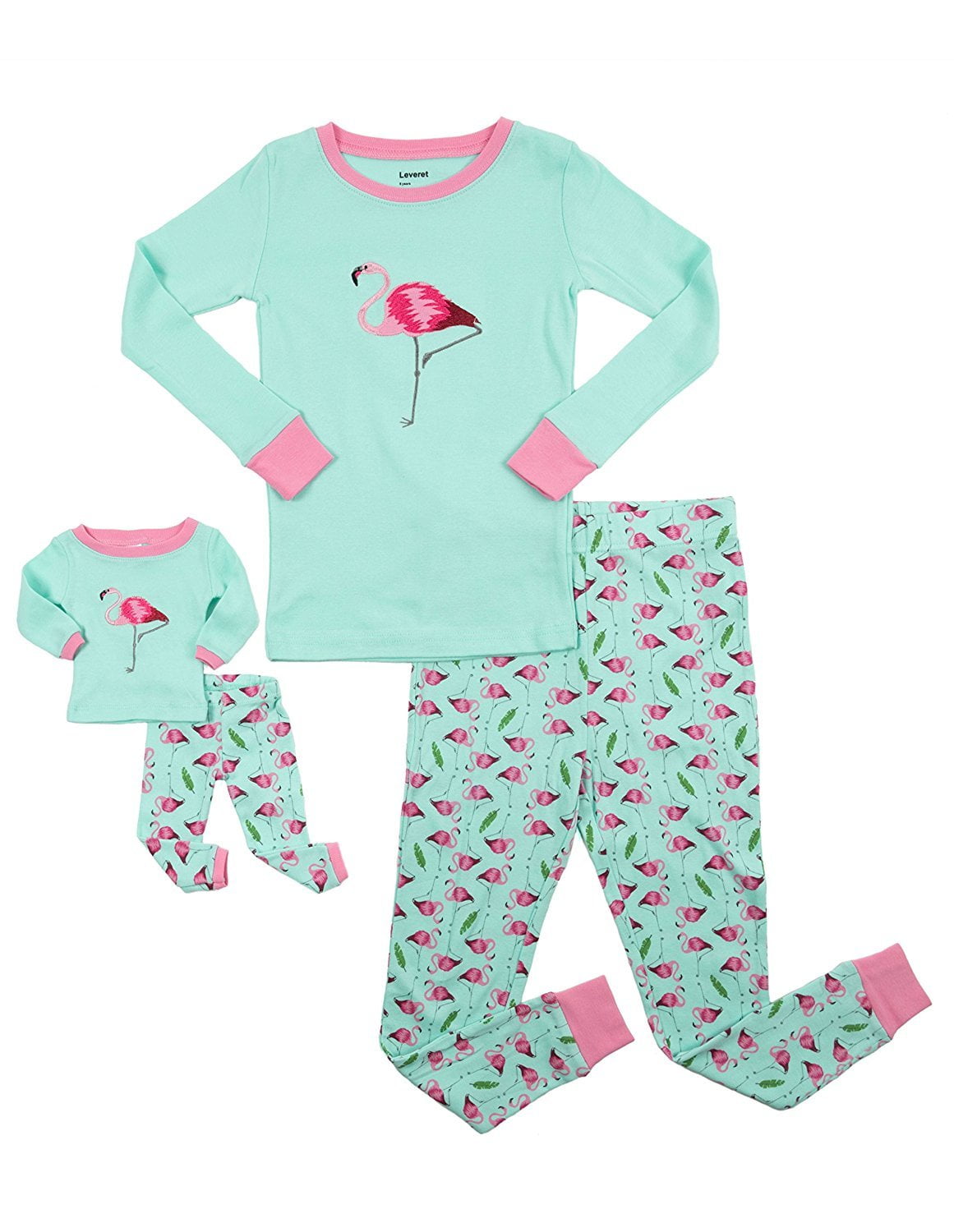 matching baby doll and girl pajamas