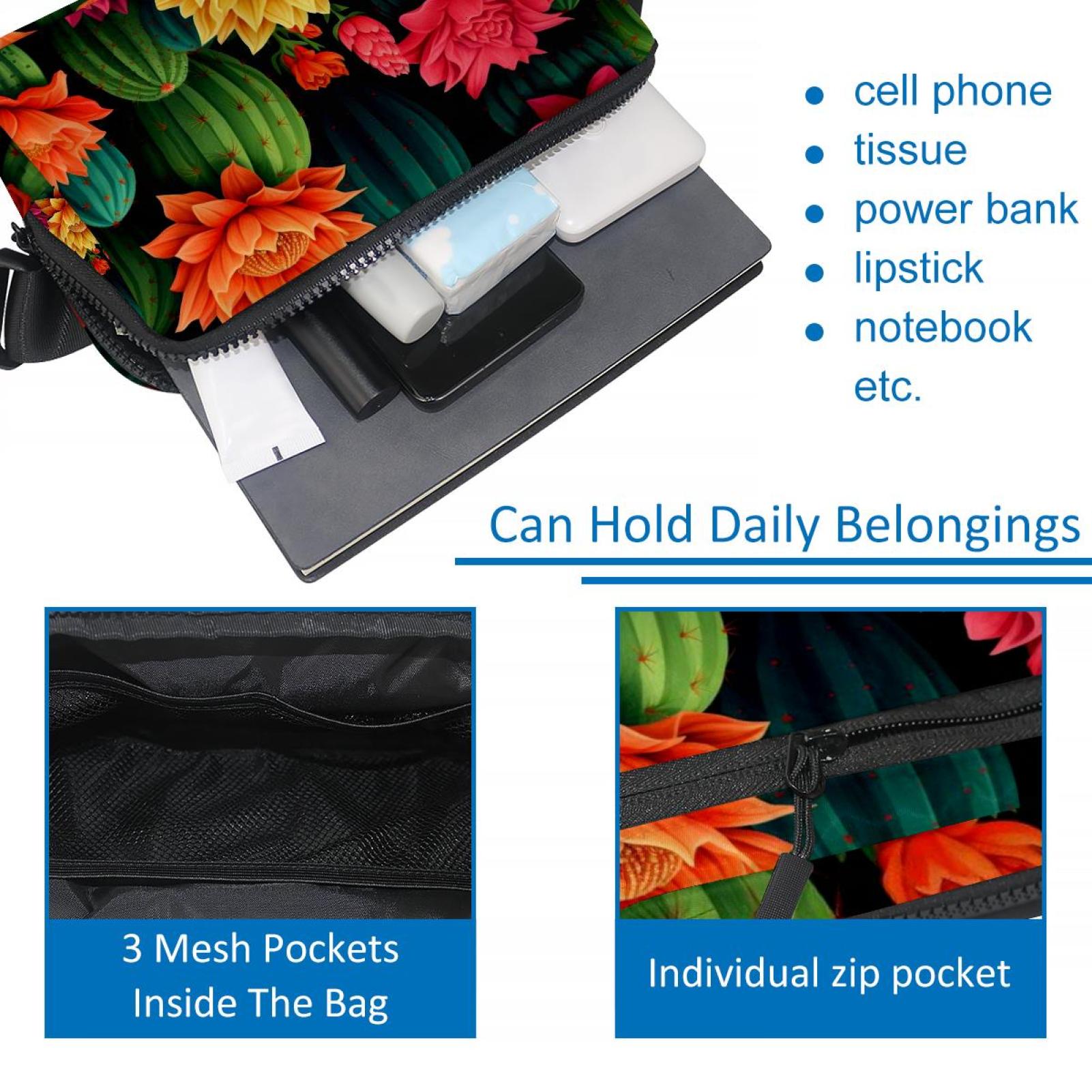 Cactus Adjustable Lightweight Running Belt Waist Bag with Extension Strap for Unisex