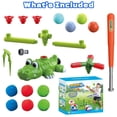 thumbnail image 7 of 4-in-1 Kids Water Sprinklers T Ball Set & Water Ball Toy, Crocodile Baseball Sprinkler for Backyard Outdoor Summer Toys for Boys Girls Outside Yard Water Game Toys for Kids Toddlers Ages 3-8, 7 of 7