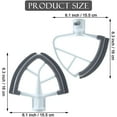 Flex Edge Beaters Set for Stand Mixer Accessory Mixer Beater for for 4.