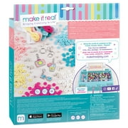 Make It Real: Summer Vibes Heishi Bead Set - Create 5 Unique Cord Charm Bracelets, 531 Pieces, Includes Play Tray, All-In-One, DIY Charm & Bead Jewelry Kit, Tweens & Girls, Arts & Crafts, Kids Ages 8+