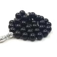thumbnail image 4 of Onxy 33 Tasbih Man s Black agates Everything is new bracelets Gift Eid misbaha accessories prayer beads 33 66 99beads Jewelry, 4 of 5
