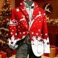 thumbnail image 2 of Christmas blazer for men Corduroy Jacket For Holiday Formal And Casual Wear With Comfortable Fit And Modern Style, 2 of 3
