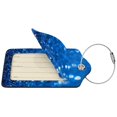 thumbnail image 2 of Pofeuu A Blue Glitter Print Luggage Tags, Privacy Cover ID Label with Stainless Steel Loop and Address Card for Travel Bag Suitcase-1, 2 of 5