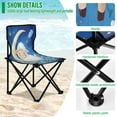 thumbnail image 4 of BZSMCE Camping Chairs Modern Sheep on A Crescent Moon Pattern Folding chair, 4 of 8