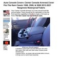 thumbnail image 2 of Auto Console Covers- Fits the Ram 1500, 2500, 3500 (middle seat console 40/20/40 seats) 2012-2022 Center Console Armrest Cover Waterproof Neoprene Fabric (Dk.Gray), 2 of 3