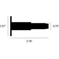 thumbnail image 2 of Buster + Punch NDS-09377 Cross 3-3/4" Long Baseboard Mounted Luxury Designer Diamond, 2 of 7