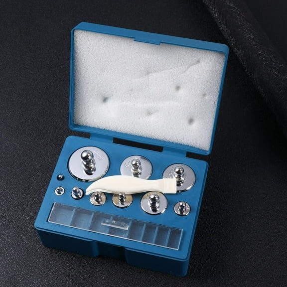 Clispeed 1 Set Calibration Weight Kit Steel Silver for Laboratory Calibration