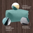 thumbnail image 4 of Jaxx Leon Outdoor Bean Bag Ottoman, White, 4 of 9
