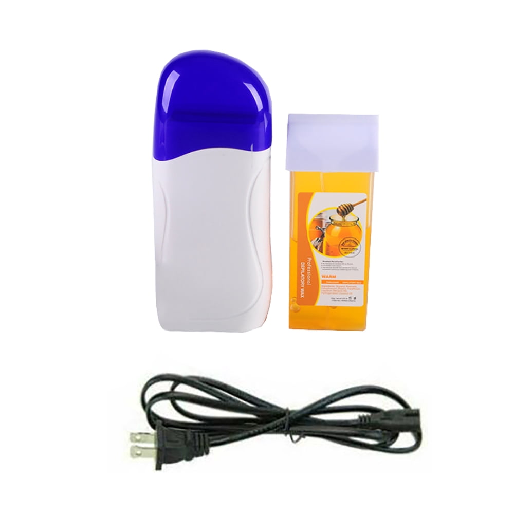 Hair Removal Waxing Kit Roll on Depilatory Wax Hot Wax Warmer Heater  cartridge-US Plug - Walmart.com