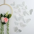 thumbnail image 4 of 72 Pcs Butterfly Decor for Crafts,3 Sizes 3 Colors 2 Styles,3D Butterfly Wall Decor,Wall Stickers House Decor, 4 of 8