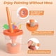 thumbnail image 4 of Set de pintura Nicpro 14 colores, 250 ml, lavable con brochas y tazas, 4 of 8