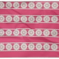 thumbnail image 4 of oneOone Cotton Poplin Twill Dark Pink Fabric Border Ethnic Craft Projects Decor Fabric Printed By The Yard 56 Inch Wide, 4 of 4