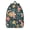 Floral and Bee R, variant on Star and Moon Galaxy Backpack, Cute Space Rocket Nebula Print School Daypack, Celestial Astronaut Bookbag
