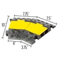 thumbnail image 2 of 2-Channel Cable Protector Modular Right-Turn Ramp Corner Section, 2 of 5