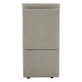 thumbnail image 2 of CHITA Dining Chair with Caster Set of 2, Modern Dining Room Chair with Storage, Fabric in Beige, 2 of 13