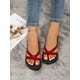 thumbnail image 3 of New Summer Trendy Fashionable Minimalist Slippers Flip Flops For Women, Outdoor Beach Wear, 3 of 5