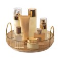 thumbnail image 1 of CSChome Makeup Storage Shelf Makeup Storage Shelf High Capacity Multi Layered Stable Base Raised Edge 360 Degree Rotating, 1 of 7