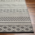 thumbnail image 4 of Hauteloom Hala Wool Living Room, Bedroom Area Rug - Contemporary - Ivory, Black - 18" Sample, 4 of 6
