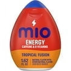 MiO Energy Tropical Fusion Sugar Free Water Enhancer 1.62 fl oz Bottle (Pack of 2)