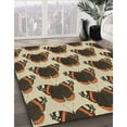 thumbnail image 2 of Ahgly Company Indoor Square Patterned Brown Novelty Area Rugs, 7' Square, 2 of 6