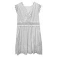 thumbnail image 5 of Vestido de mujer con cuello en V, encaje y bordado - Bohemio, manga corta, tejido suave y transpirable, estilo informal y silueta en A, 5 of 5