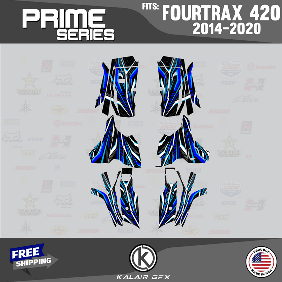 Kalair GFX Graphics Kit for Honda Fourtrax 420 (2014-2020) Prime Series