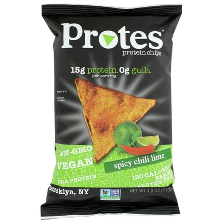 (12 pack) (12 Pack) Protes Protein Chips - Chips Prtin Spicy Chli Lim , 4 Oz