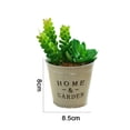 thumbnail image 2 of Se utiliza para decorar su hogar u oficina. Plantas en macetas suculentas artificiales realistas., 2 of 5