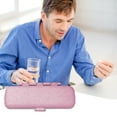 thumbnail image 5 of LBGAJGS Travel Pill Organizer Portable Pill Case Daily Pill Container Medicine Organizer Storage (7 Compartments, Pink), 5 of 6