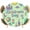 Green, variant on Children's Day Round Tablecloth 36-44 Inch Round Fitted Table Cloth with Elastic Edge, Airplanes Sailing Boats Tree Cartoon School Waterproof Table Cover Protector for Outdoor Picnic Party Dining