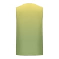 thumbnail image 3 of Camiseta sin mangas de cuello redondo para hombre, informal, a la moda, sin mangas, con estampado, cuello redondo, deportiva, de poliéster, 3 of 4